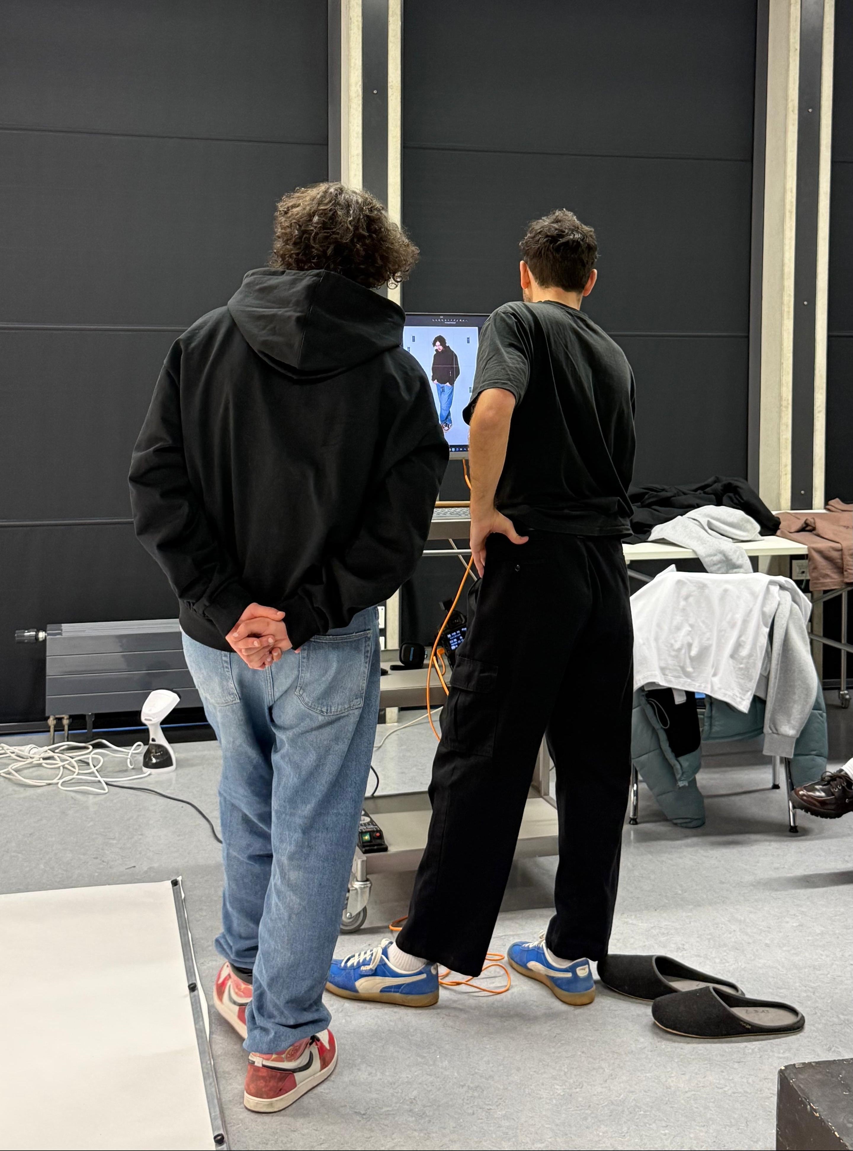 fadn beim Shooting im Studio in Augsburg